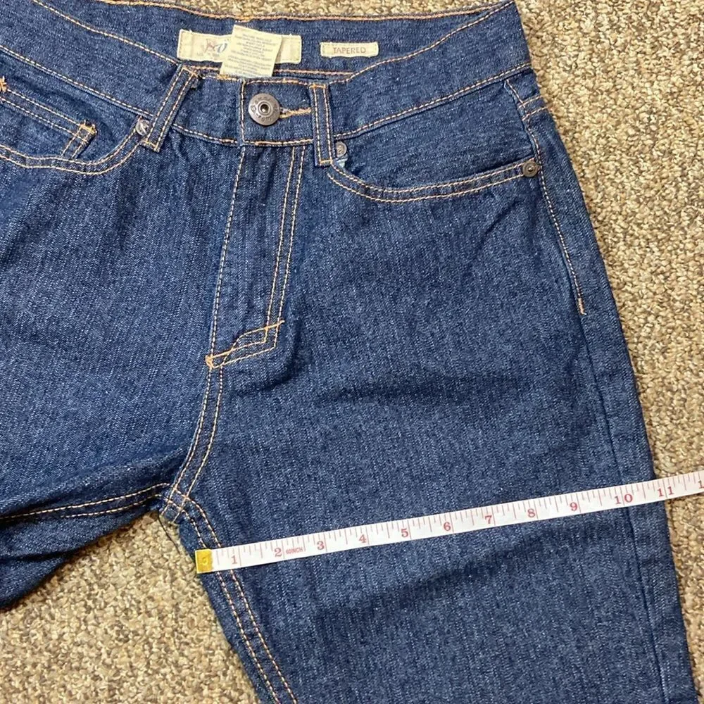 Vintage Genes 1891 💯 Cotton Tapered Indigo Blue Denim Jeans Men’s Size W28/L30